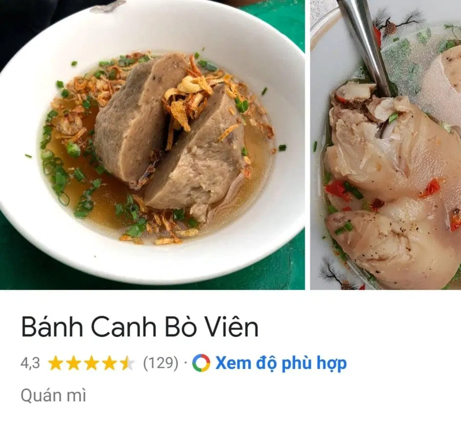 Đánh giá của khách hàng trên Google Maps (nguồn: BlogAnChoi)