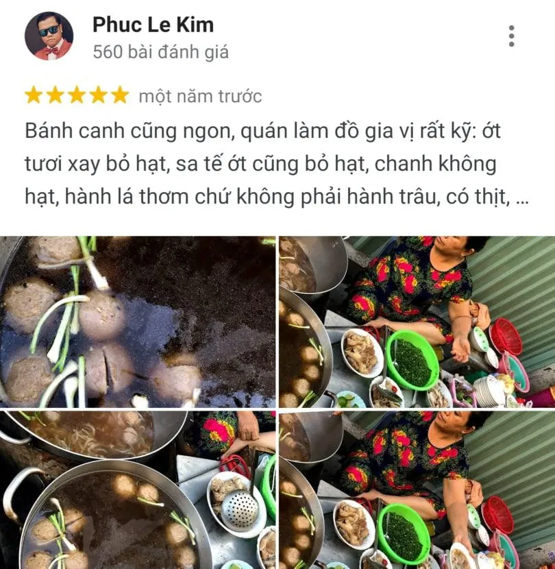 Đánh giá của khách hàng trên Google Maps (nguồn: BlogAnChoi)