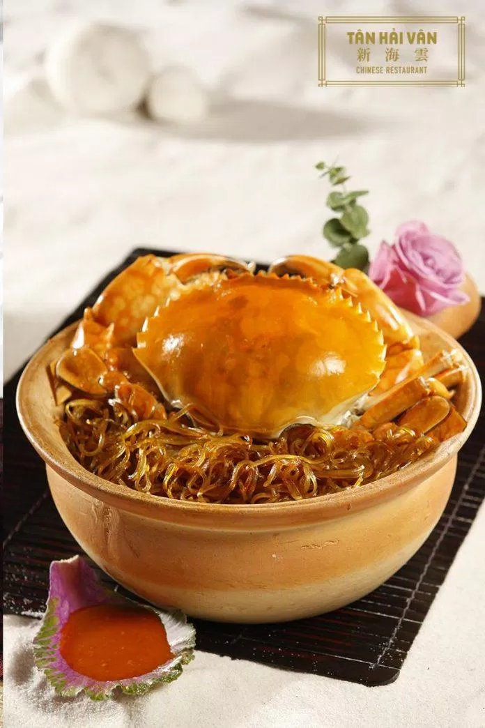 Miến cua tay cầm - sự kết hơp giữa 3 vị cay mặn ngọt và thịt cua tươi ngon (nguồn: FB Tân Hải Vân)