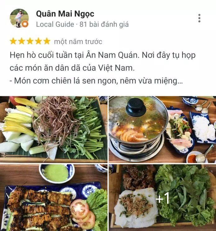 Đánh giá của khách hàng trên Google Maps (nguồn: TinhVe)