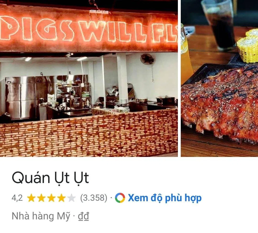 Đánh giá của khách hàng trên Google Maps (nguồn: BlogAnChoi)