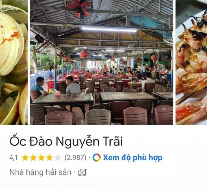 Đánh giá của khách hàng trên Google Maps (nguồn: TinhVe)