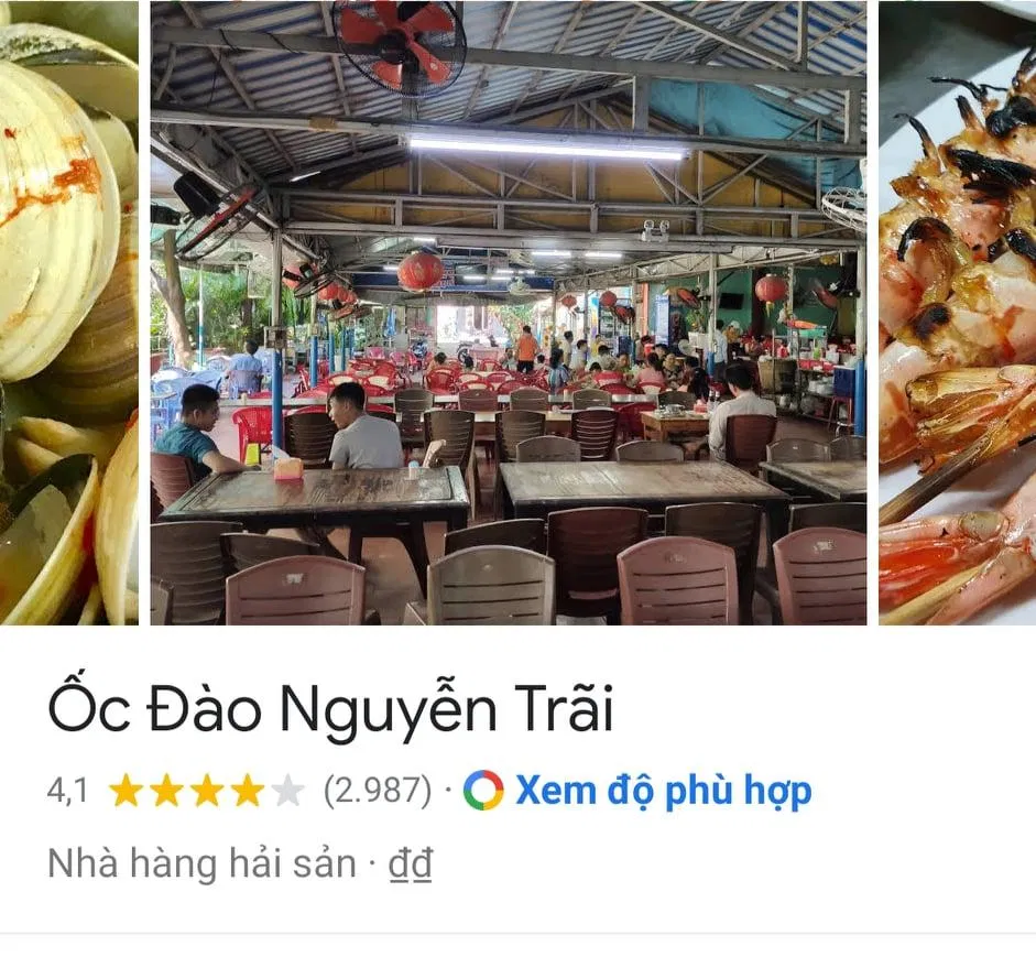 Đánh giá của khách hàng trên Google Maps (nguồn: BlogAnChoi)