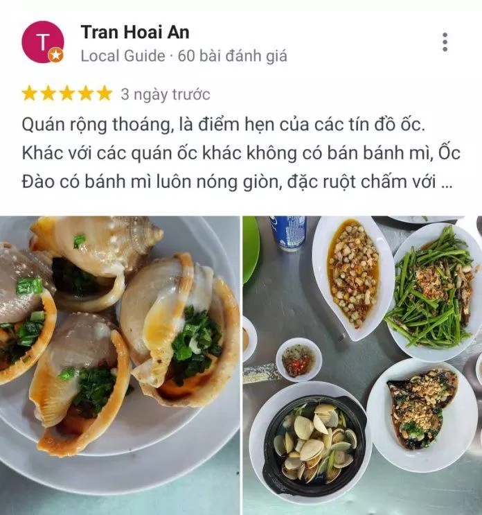 Đánh giá của khách hàng trên Google Maps (nguồn: TinhVe)
