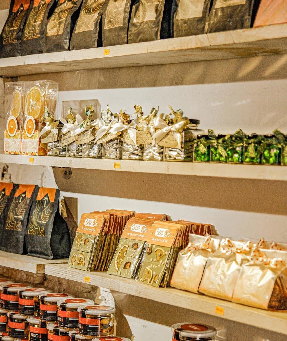 Tại đây bán rất nhiều sản phẩm làm từ ca cao (Nguồn: Internet)