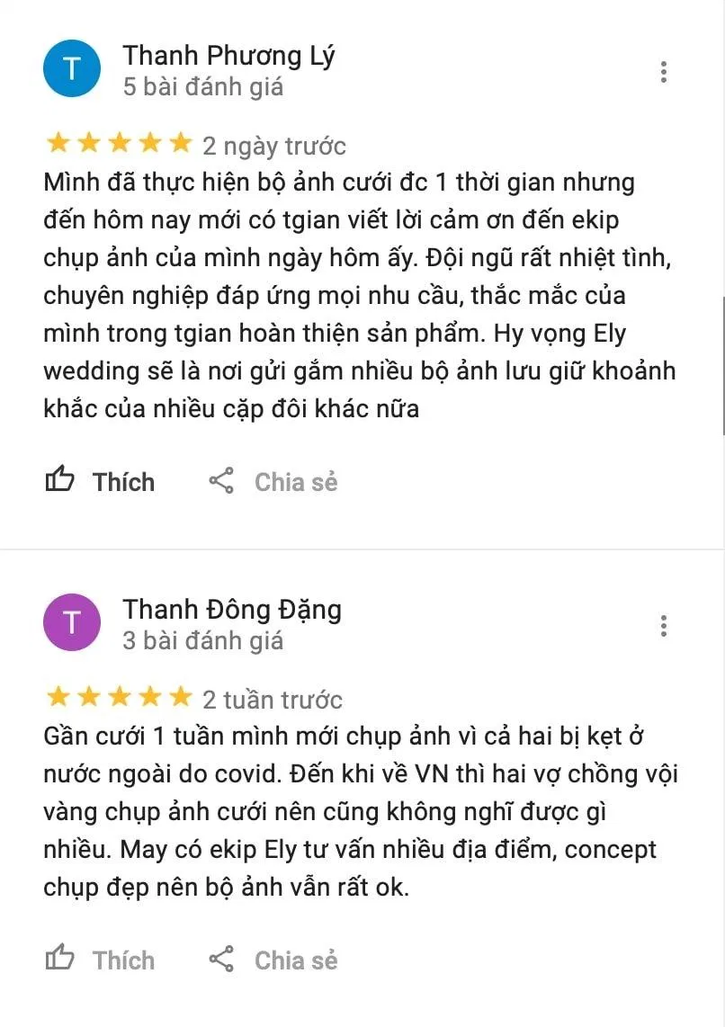 Review Ely Wedding Studio (Ảnh BlogAnChoi)