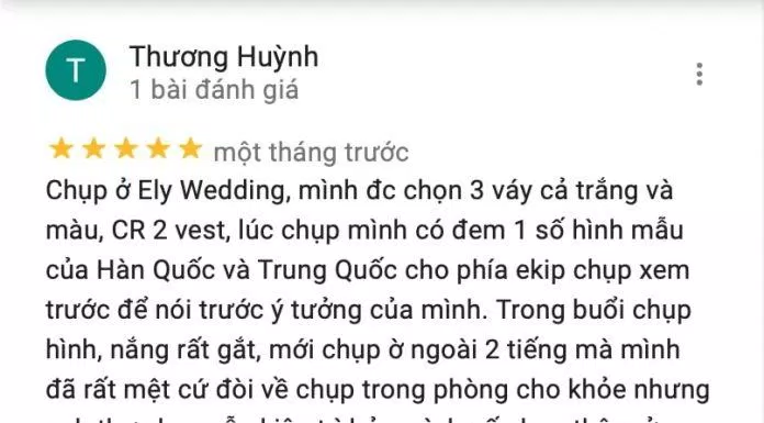 Review Ely Wedding Studio (Ảnh BlogAnChoi)