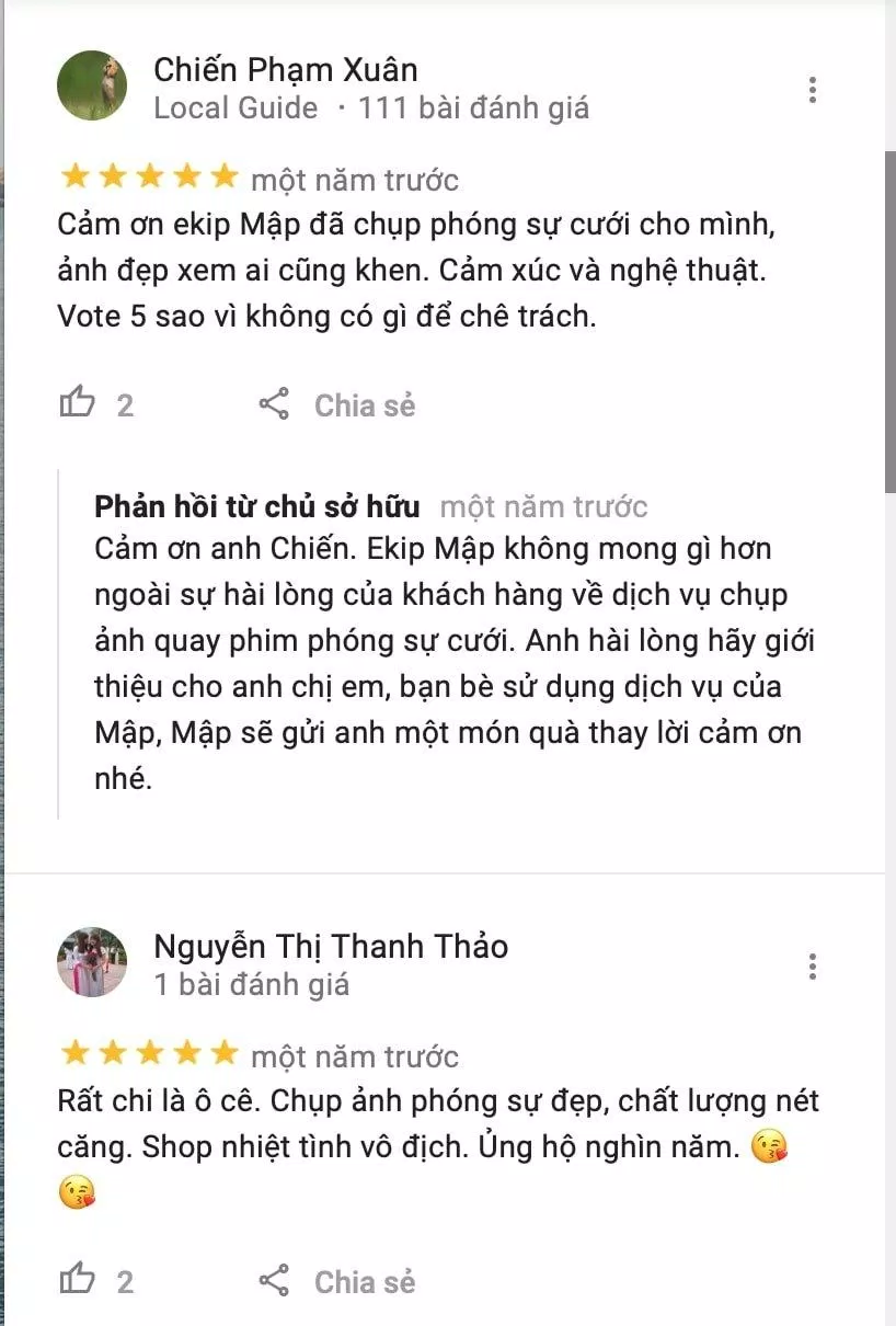 Review Mập Wedding Studio (Ảnh BlogAnChoi)