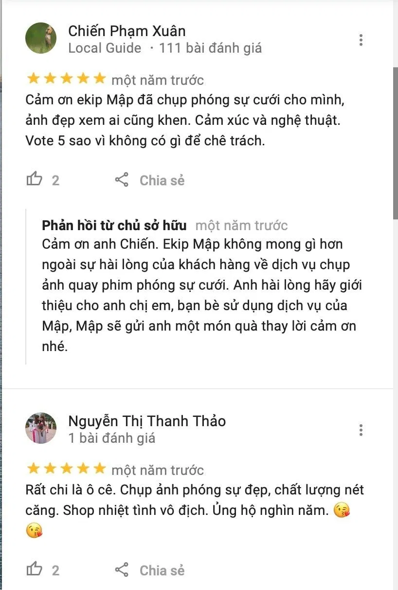 Review Mập Wedding Studio (Ảnh BlogAnChoi)