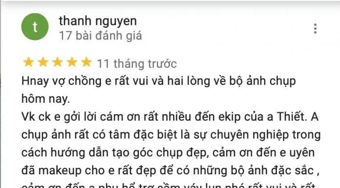 Review Mimosa Wedding Studio (Ảnh Internet)
