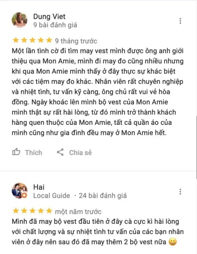 Review Mon Amie (Ảnh BlogAnChoi)