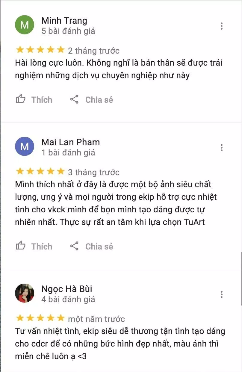 Review TuArt Wedding Studio (Ảnh Internet) Review TuArt Wedding Studio (Ảnh Internet)