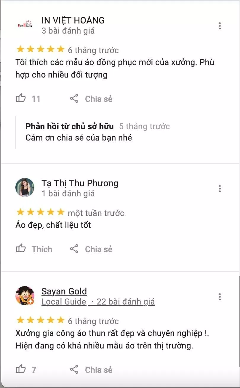 Review Xưởng may thời trang Hồ Chí Minh (Ảnh BlogAnChoi)