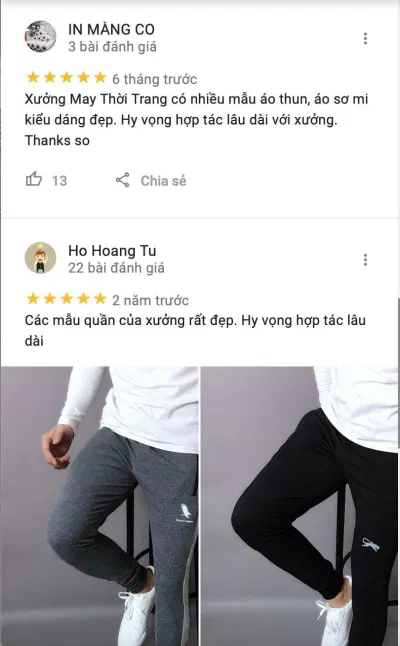 Review Xưởng may thời trang Hồ Chí Minh (Ảnh BlogAnChoi)