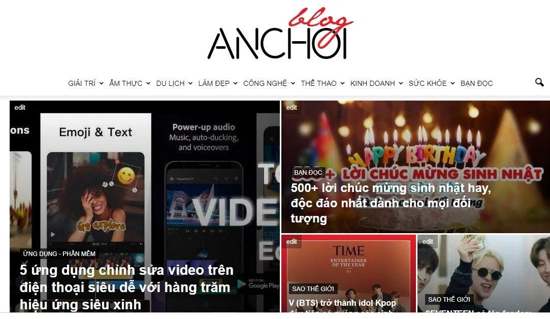 BlogAnChoi - sân chơi mới mẻ dành cho người viết lách (Nguồn: Internet)