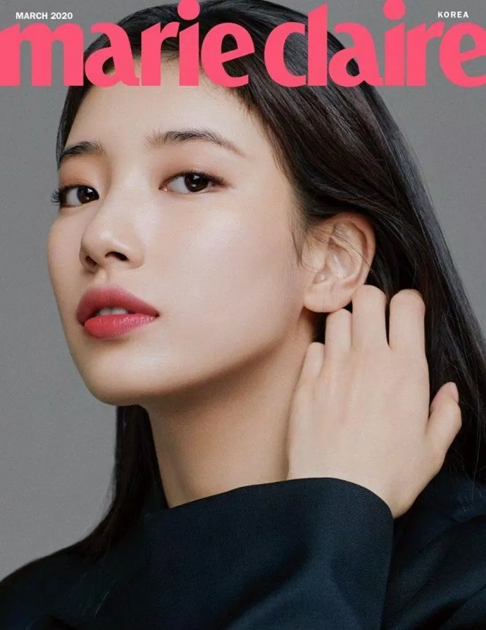 Suzy khoe vẻ đẹp trên Marie Claire số tháng 3 (Nguồn: Internet)