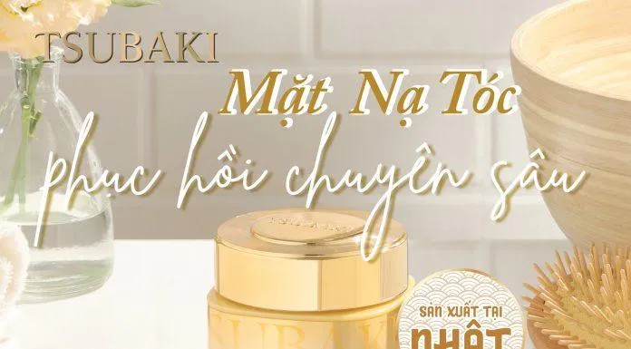 Thành phần của mặt nạ ủ tóc TSUBAKI Premium Repair Mask. (nguồn: internet)