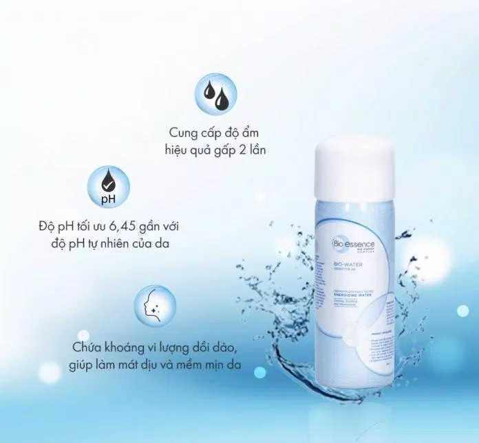 Nước xịt khoáng Bio Essence Bio Water chứa thành phần, an toàn lành tính không gây hại cho da ( Nguồn: internet)