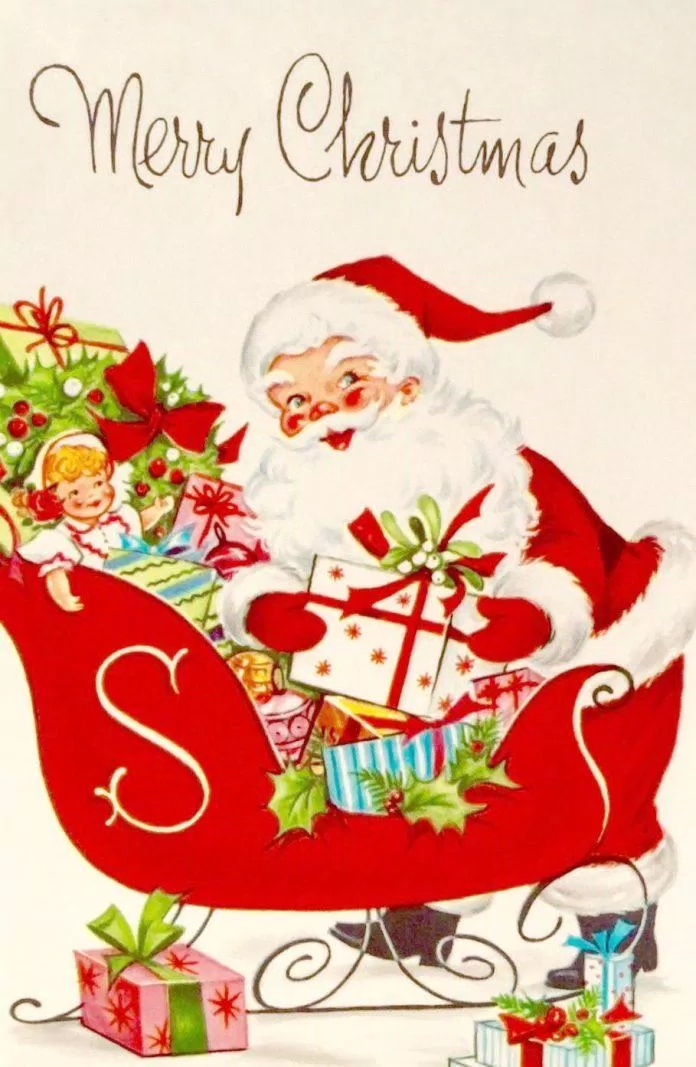 Ông già Noel đang chở những món quà đến cho bạn đó. (Ảnh: Internet)