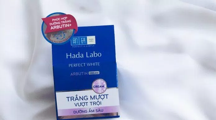 Kem Hada Labo Perfect White Cream đồng thời giúp dưỡng trắng và cấp ẩm (Nguồn: Internet).