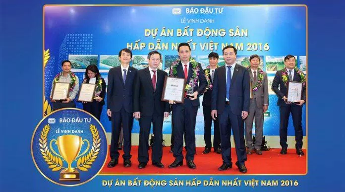 Năm 2016, dự án Masteri Thảo Điền lọt vào Top 10 Dự án bất động sản hấp dẫn nhất Việt Nam (Nguồn: Internet)