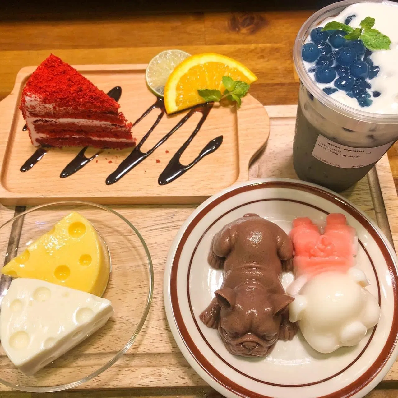 Ở Wecha còn có bánh ngọt nữa đó (Ảnh: Internet).