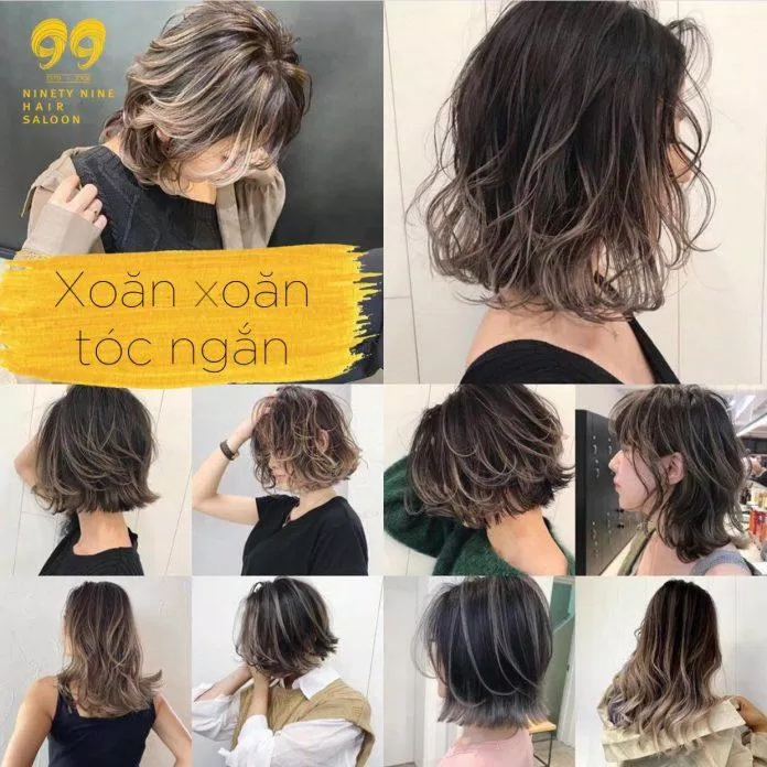 Các kiểu tóc uốn ngắn đẹp tại Hair Salon 99. (Nguồn: Hair Salon 99)