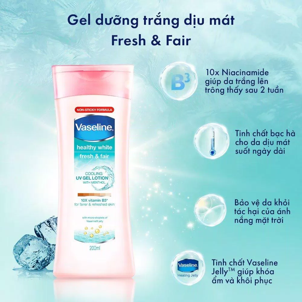 Một ảnh quảng cáo sản phẩm của Vaseline tại Việt Nam (ảnh: internet)