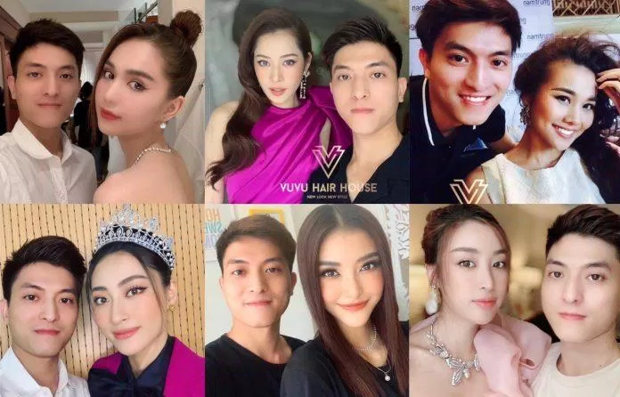 Vuvu Hair House tạo mẫu tóc cho nhiều nghệ sĩ Việt. (Nguồn: Internet)