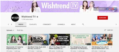 Cộng đồng Wishtrend TV có 1,57 triệu tín đồ skincare trên khắp thế giới. (Nguồn: Internet)
