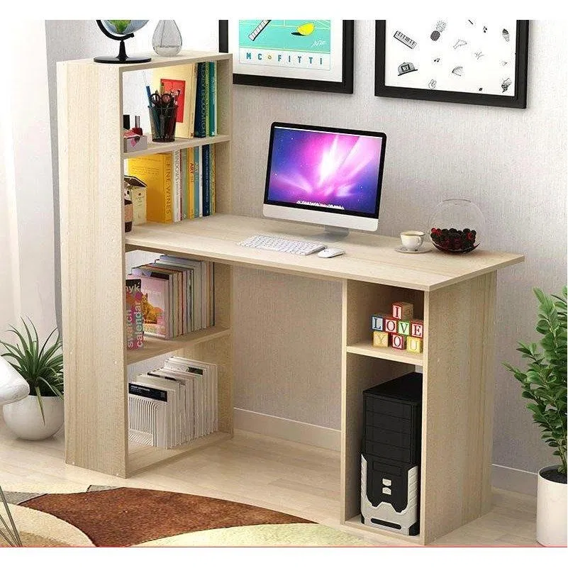 Bàn làm việc có thiết kế chân bàn làm kệ độc đáo (Nguồn: Internet)