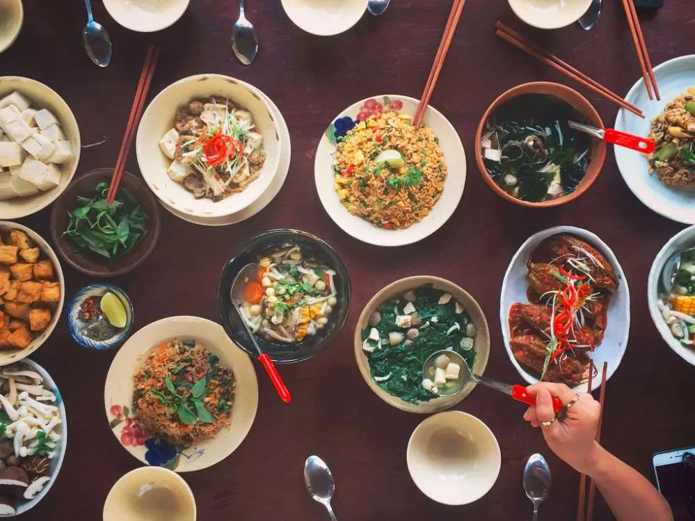 Nhà hàng chay Pi Vegetarian Bistro có thực đơn khá đa dạng (Nguồn: Internet)