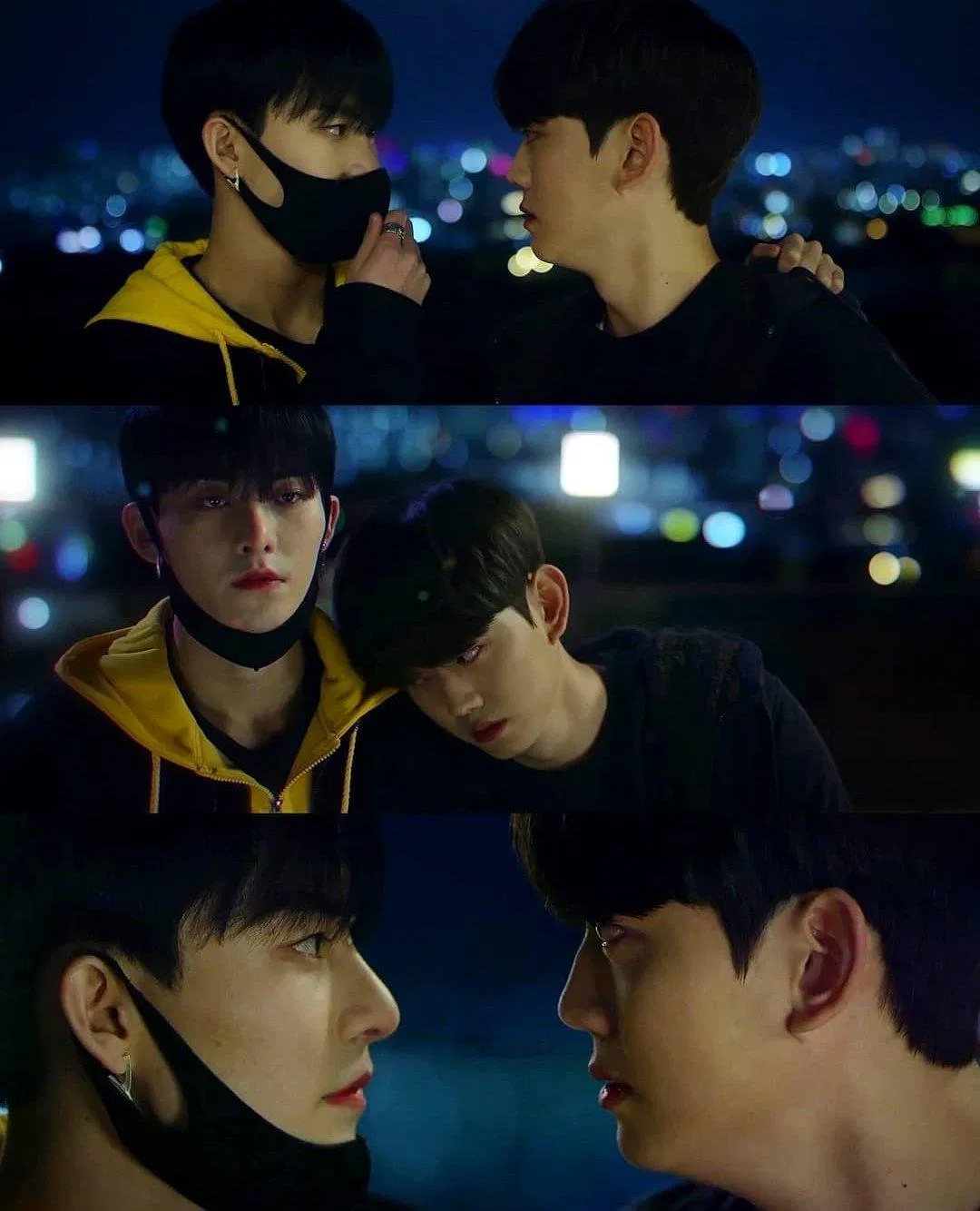 Tình cảm thể hiện qua ánh mắt của hai nam chính đều khá đạt (Ảnh: Internet).