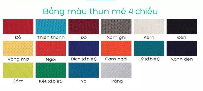 Bảng màu của Review PRINTSTYLE Hồ Chí Minh (Ảnh BlogAnChoi)
