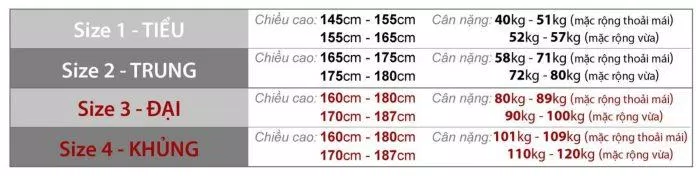 Bảng giá của Áo Thun Tay Lỡ Oversized-fit® Tshirts Hồ Chí Minh (STVR) (Ảnh BlogAnChoi)