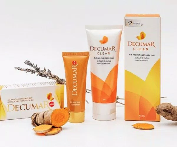 Dòng sản phẩm trị mụn công nghệ Nano của Decumar. (Ảnh: Internet).