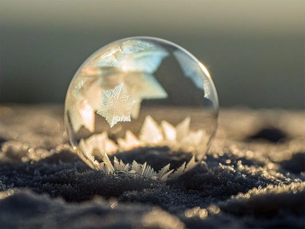 Bong bóng tuyết có nhiều hoa văn đa dạng nhưng đều đẹp đến mê hoặc. (Ảnh: Internet) Bong bóng tuyết có nhiều hoa văn đa dạng nhưng đều đẹp đến mê hoặc. (Ảnh: Internet)