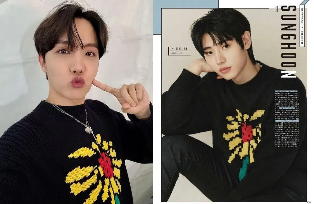 J-Hope (trái) và Sunghoon (phải) (Nguồn: Internet)