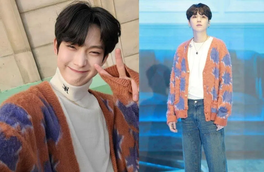 Sunoo (trái) và Suga (phải) (Nguồn: Internet)