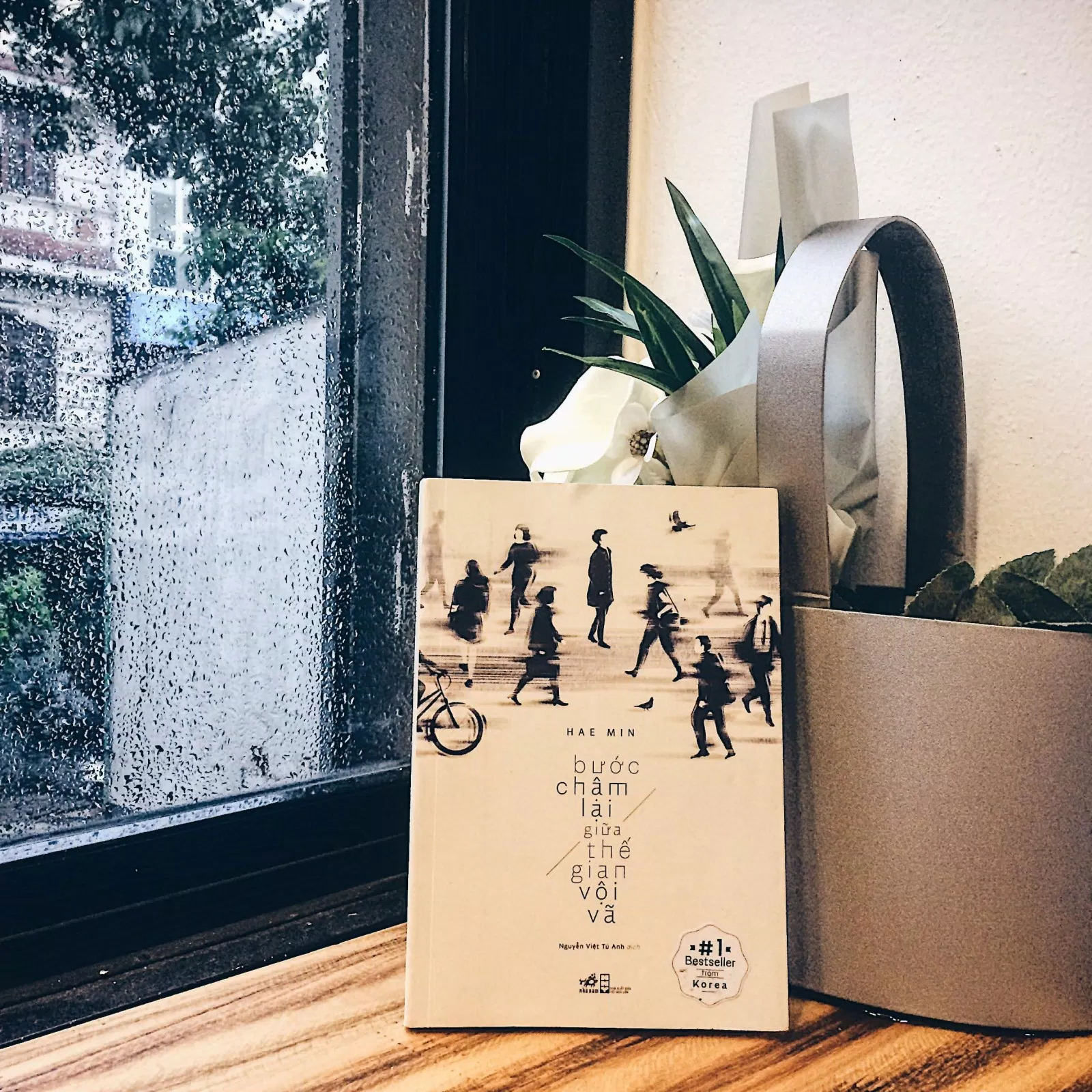 Bìa cuốn sách Bước Chậm Lại Giữa Thế Gian Vội Vã (Nguồn: Internet).