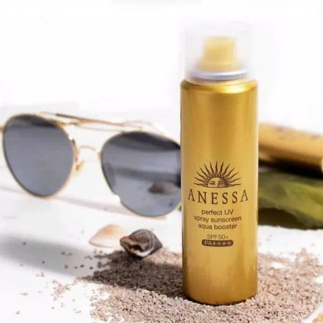 Xịt chống nắng Anessa Perfect UV Sunscreen Skincare Spray (Nguồn: Internet)