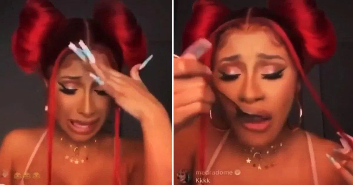 Vừa khóc vừa ăn ngũ cốc và tưởng tượng mình đang ăn sushi do giản cách xã hội (Ảnh: Internet)