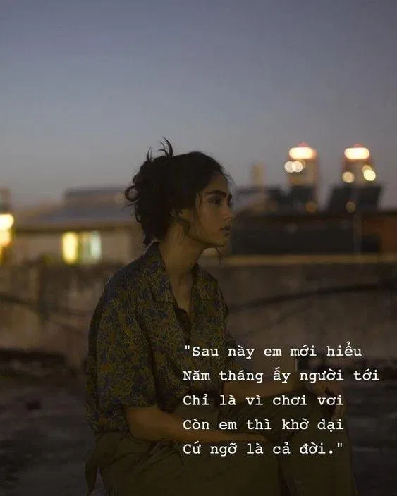 Chia tay em mới hiểu, chính em đã tự mình đa tình (ảnh: internet)