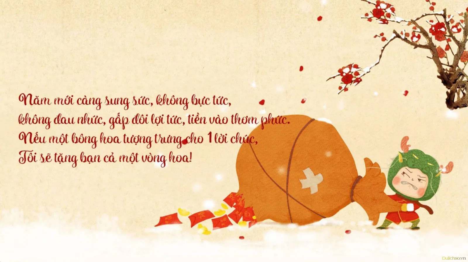 Một lời nhắn nhủ dí dỏm dịp năm mới (ảnh: internet)