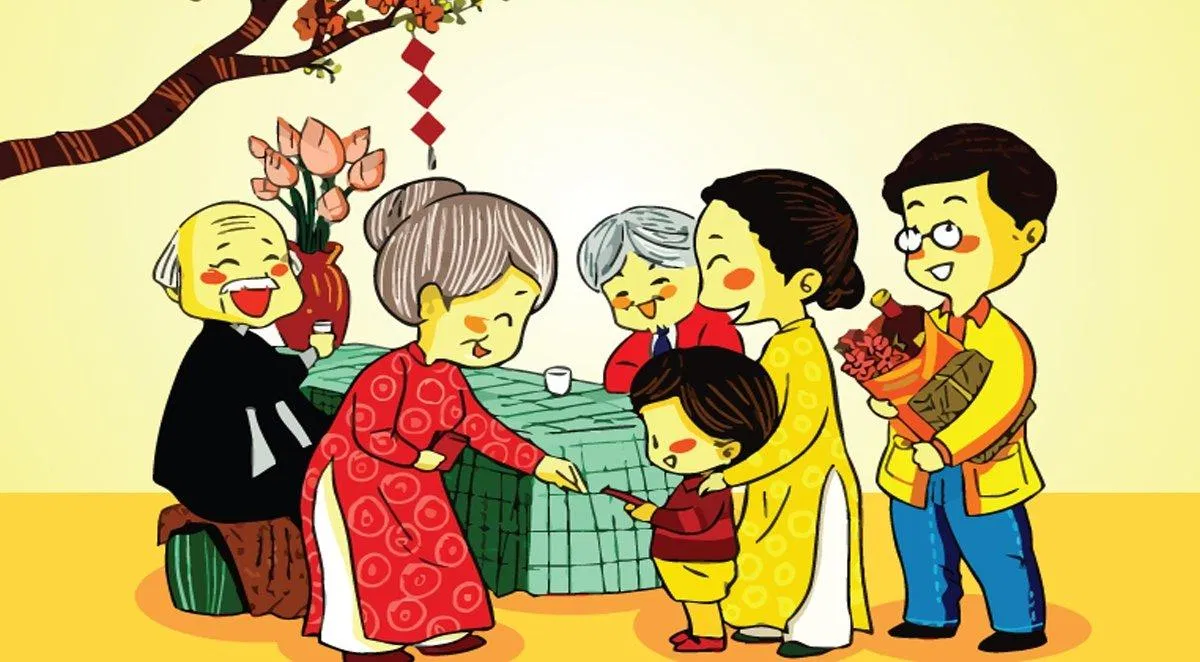 Chức Tết là một nét đẹp lâu đời trong văn hóa người Việt (ảnh: internet)