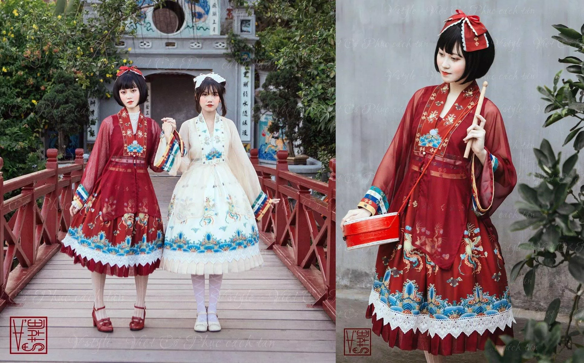 Một mẫu áo Nhật Bình cách tân theo phong cách lolita ấn tượng của V-style. (Ảnh: Một mẫu áo Nhật Bình cách tân theo phong cách lolita ấn tượng của V-style. (Ảnh: