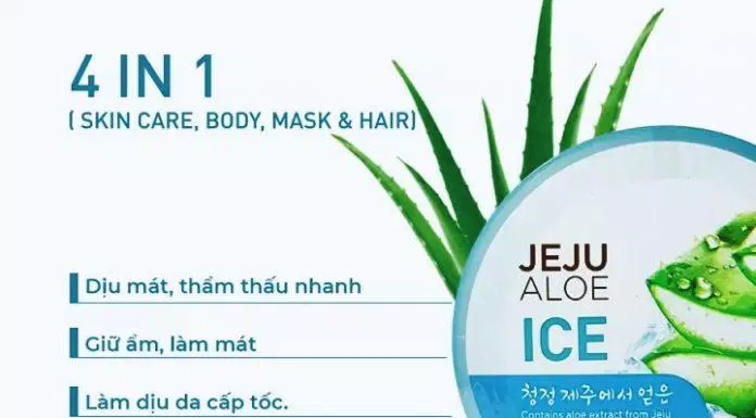 Gel dưỡng da The Face Shop Jeju Aloe Refreshing Soothing Gel có tác dụng cấp nước và làm mát hiệu quả (ảnh: internet)