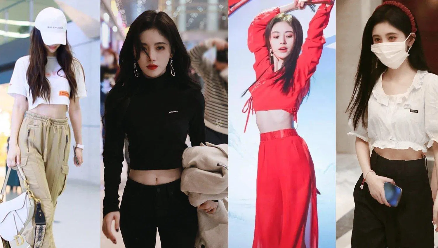 Những lần diện áo crop top gây bão của Cúc Tịnh Y (Ảnh: Internet)