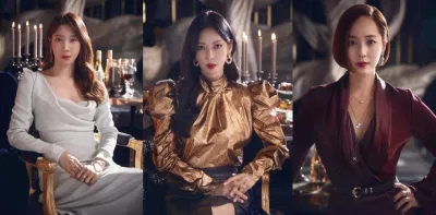 Ba nữ diễn viên chính của Cuộc Chiến Thượng Lưu: Lee Ji Ah, Kim So Yeon và Kim Yoo Jin (ảnh: internet)