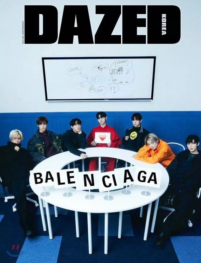 ENHYPEN xuất hiện trên trang bìa của DAZED cũng như hợp tác với thương hiệu nổi tiếng bậc nhất Balenciaga (Ảnh: Internet)